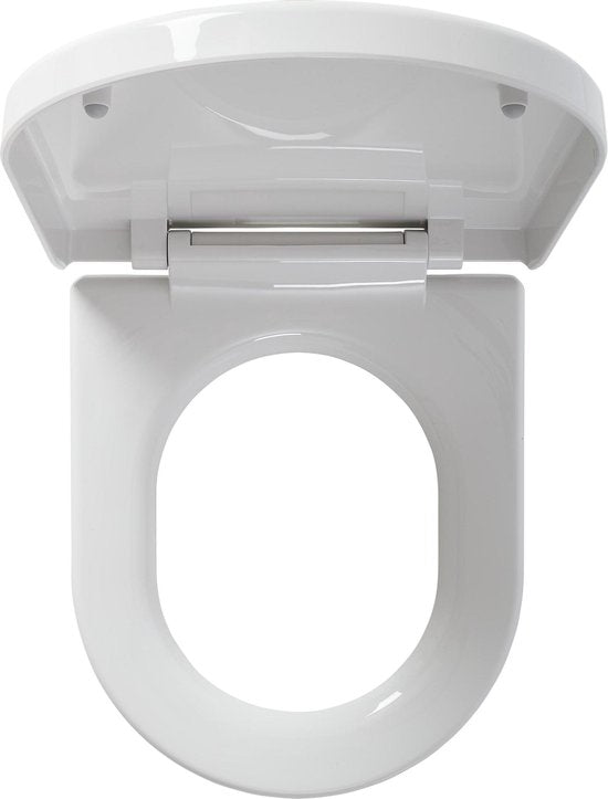 Tiger Stax - WC bril - Toiletbril met deksel - Soft Close - Easy Clean functie - Thermoplast - Wit