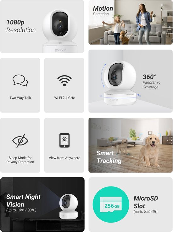 EZVIZ TY1 Beveiligingscamera - Binnencamera - FullHD
