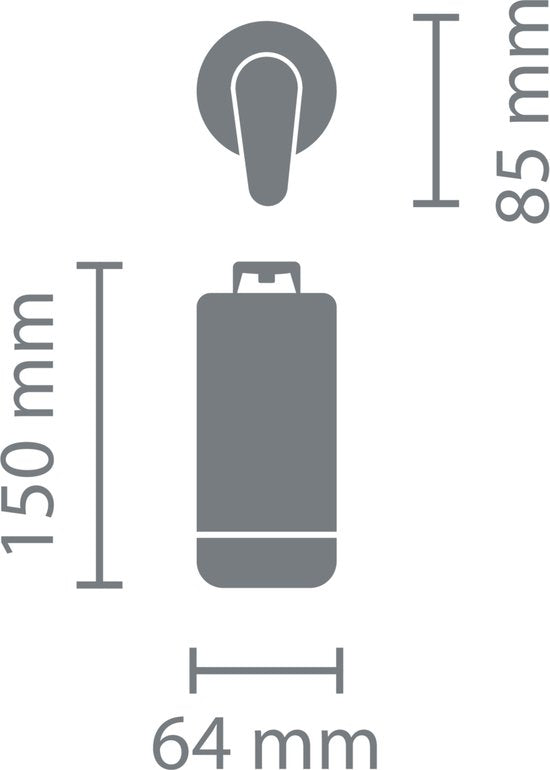 Brabantia SinkStyle Zeepdispenser - 200 ml - Mineral Fresh White