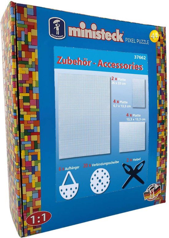 Ministeck creatieve accessoires XL Box - 38 stuks - fantasierijk speelgoed.