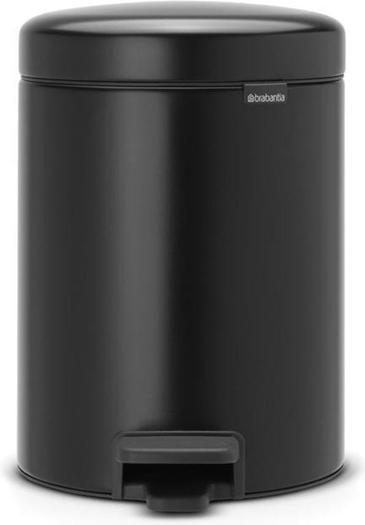 Brabantia NewIcon Prullenbak - 5 liter - Matt Black