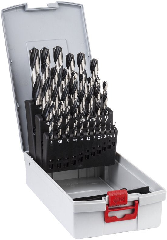 Bosch 2608577352 - 25-delige PointTeQ Metaalborenset HSS