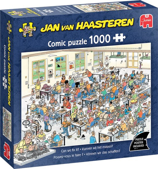 Jan van Haasteren - Kunnen wij het maken? - 1000 stukjes puzzel - Legpuzzel voor volwassenen