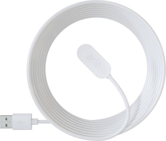 Arlo magnetische stroomkabel voor binnen (wit) - STROOMKABEL -