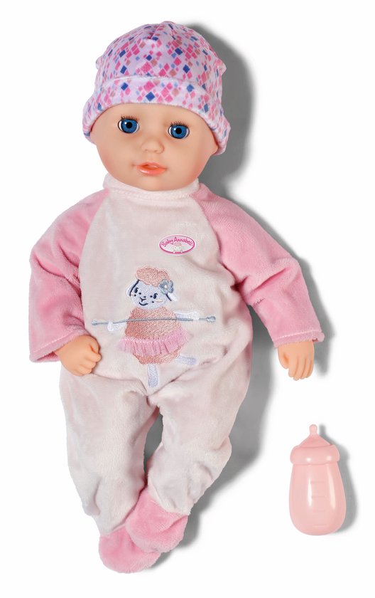 BABY born BABY born babypop Anna Rosé 36cm zacht lijfje roze flesspeelgoed.