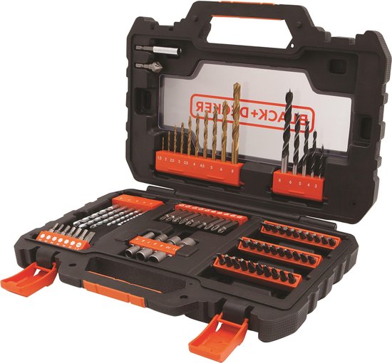 BLACK+DECKER 76 delige schroef/boorset - A7231-XJ