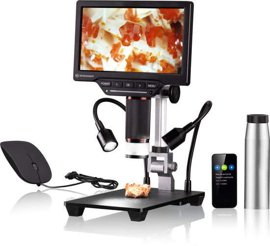 BRESSER WLAN Digitale Microscoop 1080P met HD Zoom, Camera, Instelbare Verlichting & Foto/Video Opnamefunctie