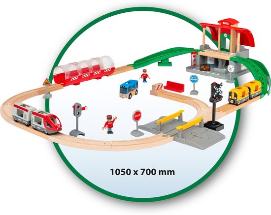 BRIO Centraal Stationset - 33989 - Treinbaan