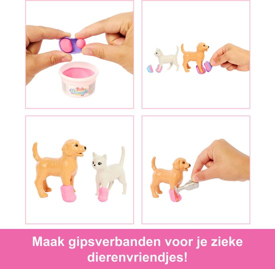 Barbie Careers Snelgips Dierenkliniek - Barbiepop
