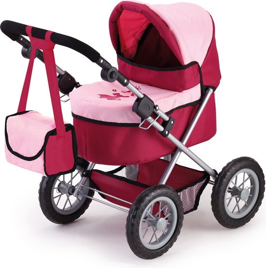 Bayer Design - Poppenwagen Trendy - Rood en Roze
