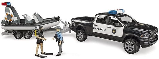 Bruder 2507 Auto Dodge Ram Politie Licht En Geluid