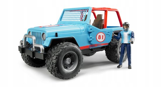 Bruder Jeep Cross-country terreinwagen met bestuurder 1:16 02541