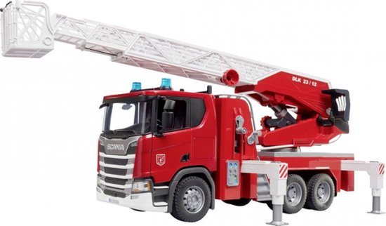 Bruder Scania Super 560R Brandweerladderwagen