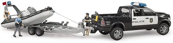 Bruder 2507 Auto Dodge Ram Politie Licht En Geluid