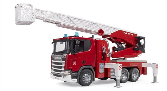 Bruder Scania Super 560R Brandweerladderwagen