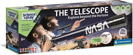 Clementoni Wetenschap & Spel – Telescoop – Experimenteerdoos - Educatief speelgoed - 8+ jaar