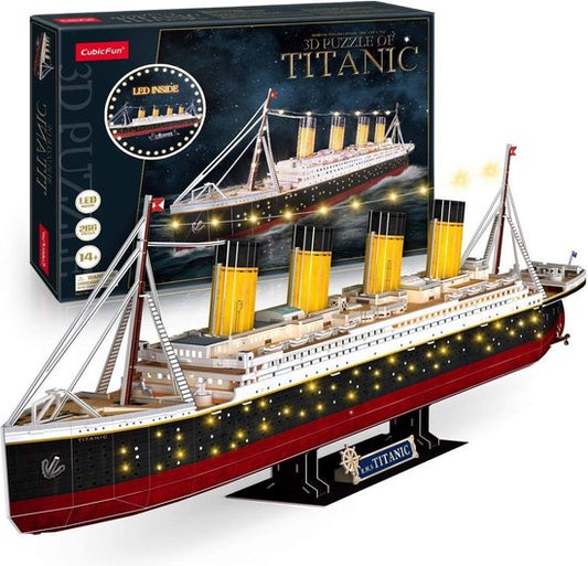 Cubic Fun - 3D Puzzel Titanic LED (2010328)