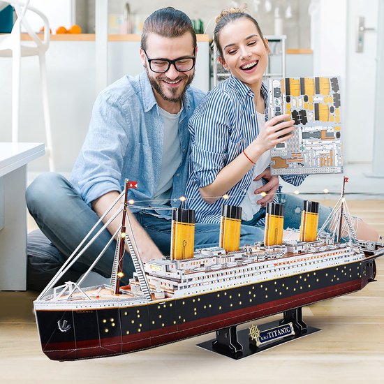 Cubic Fun - 3D Puzzel Titanic LED (2010328)