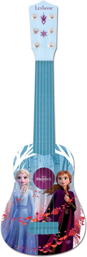 Disney Frozen-Gitaar-53-cm-blauw - Maat One-size