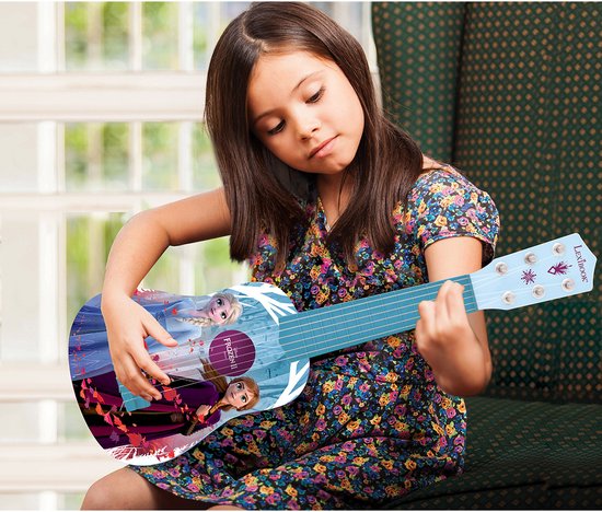 Disney Frozen-Gitaar-53-cm-blauw - Maat One-size