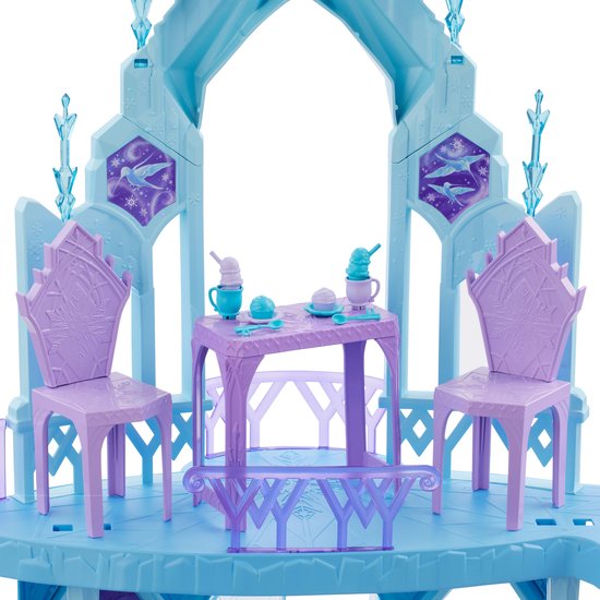 Disney Frozen Elsa's IJspaleis – 5 Speelplekken met Glijbaan, Balkon en Olaf - 75 cm