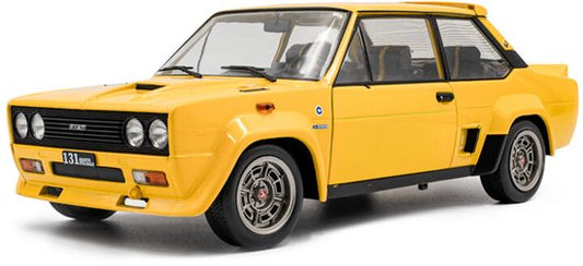 Fiat 131 Abarth '80, geel Solido schaal 1:18