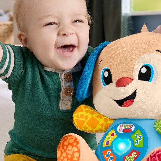 Fisher-Price Leerplezier Meegroeispeelgoed Puppy - Muzikale Knuffel