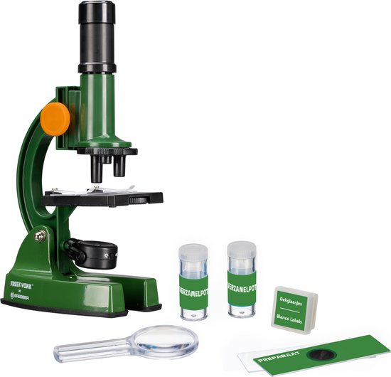 Freek Vonk x BRESSER - Microscoop voor Kinderen - Van 100x tot 1200x Vergroting - Incl. Koffer en Accessoires