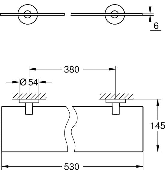 GROHE Start Planchet - chroom