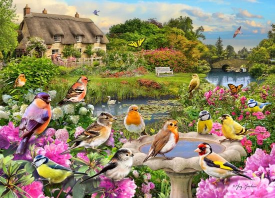 Gibsons - Birdsong by the Stream (door Greg Giordano) - 1000 stukjes 68×49cm (b×h) - Legpuzzel voor volwassenen