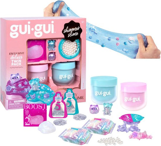 Gui Gui Slijm - Shimmer Deluxe Duo pack - Maak je eigen sprankelende, geurende slime