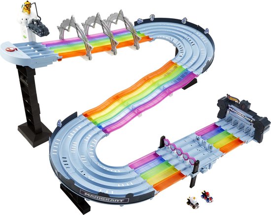 Hot Wheels Mario Kart Regenboog Raceset Speelset