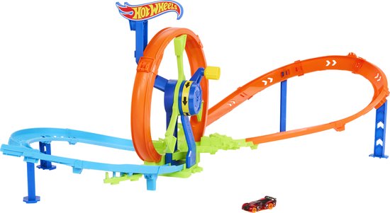 Hot Wheels Razendsnel Lanceren en Loopen - Loopingbaan