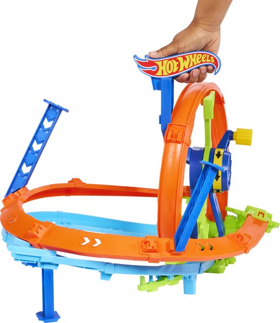 Hot Wheels Razendsnel Lanceren en Loopen - Loopingbaan