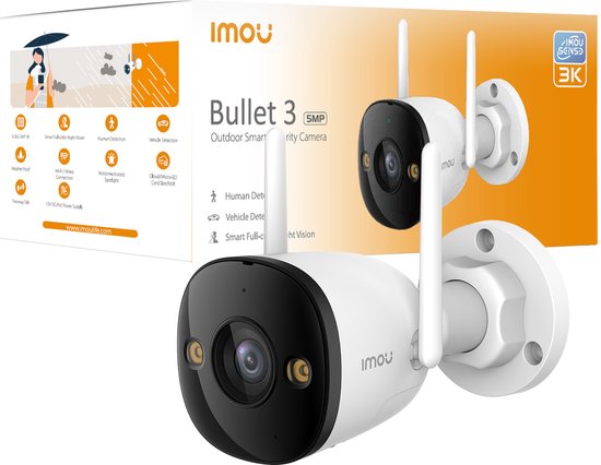 Imou Bullet 3 3K - Beveiligingscamera Buiten
