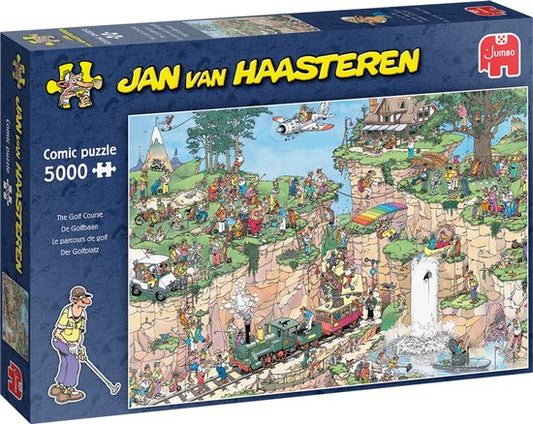 Jan van Haasteren - De Golfbaan - 5000 stukjes puzzel - Legpuzzel voor volwassenen - JVH