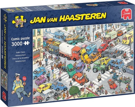 Jan van Haasteren - Verkeerschaos - Legpuzzel 3000 stukje