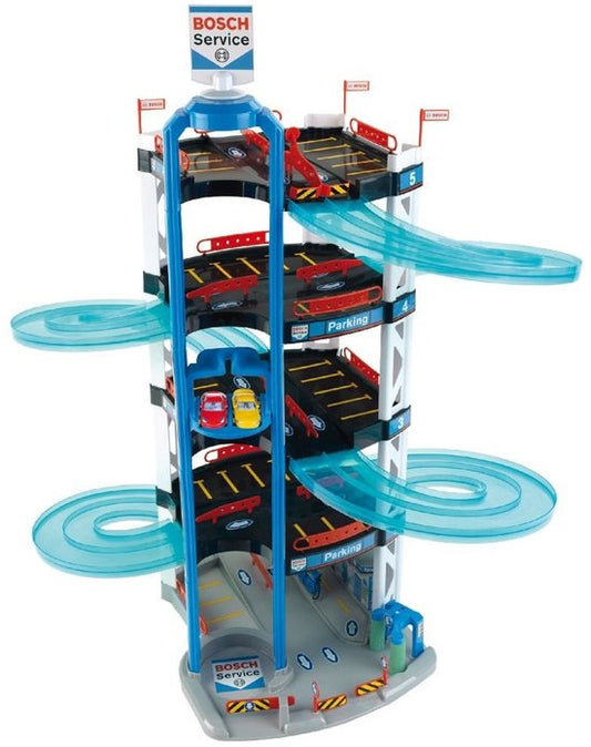 Klein Toys - Bosch mini speelgoed parkeergarage - autogarage - speelgoedgarage - vijf verdiepingen