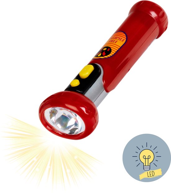 Klein Toys brandweerrugzak - 28x25x8,5 cm - incl. accessoires, verstelbare riemen en een grote opening voor het makkelijk pakken en opbergen - rood geel