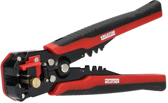 Kreator automatische draadstriptang 4 in 1 met knip en krimpfunctie Profi (KRT606006
