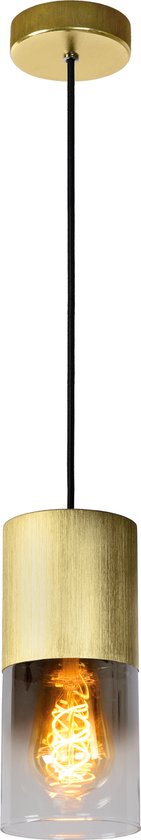 Lucide ZINO Hanglamp - Ø 10 cm - E27 - Mat Goud / Messing
