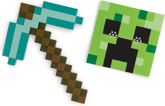 MINECRAFT (MOJANG), Minecraft Pickaxe & Mask Set, Maat One Size Kind, Kind