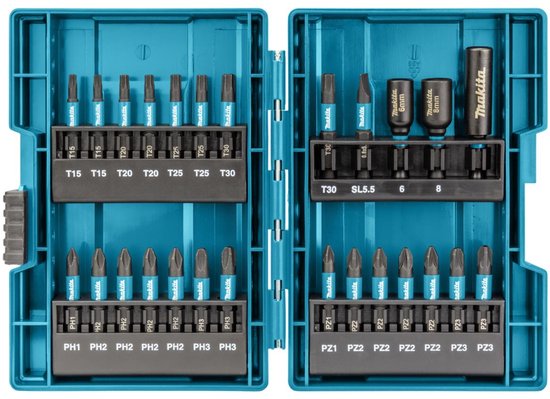 Makita E-03109 Impact Black Slagschroefbitset 90-delig