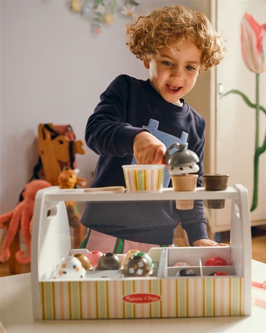 Melissa & Doug – Houten ijskraam speelset – Inclusief ijsschep