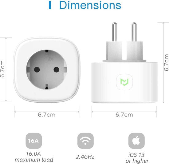 Meross - Smart Wi-Fi Plug - Duopack