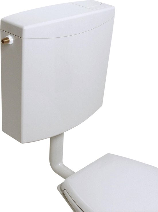 Plieger Weser Laaghangend Reservoir - Dualflush - Wit - Stortbak
