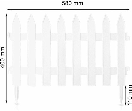 Prosperplast Tuinhekjes - 6x stuks