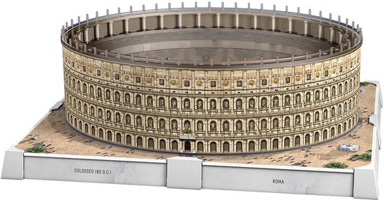 Ravensburger - Iconics: Colosseum Rome met licht - 3D Puzzel - 216 Stukjes