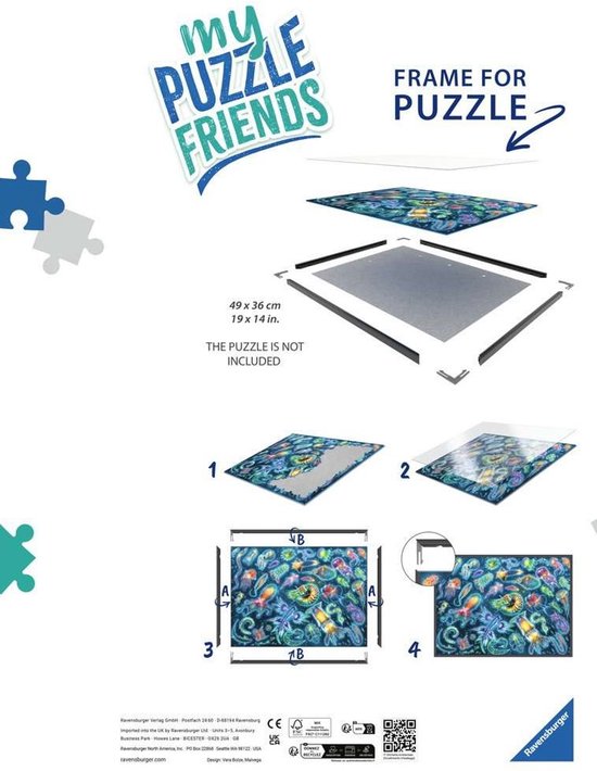 Ravensburger Puzzel lijst 1000 stukjes puzzel - puzzelaccessoire