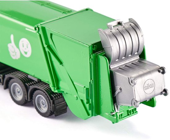 SIKU2938 vuilniswagen incl. vuilnisbak, schaal 1:50, metaal/kunststof